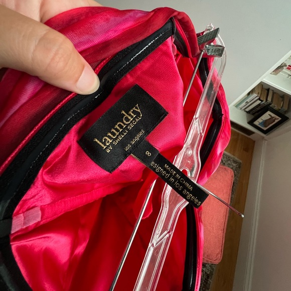 Laundry by Shelli Segal Printed Strapless Gown - Picture 4 of 4